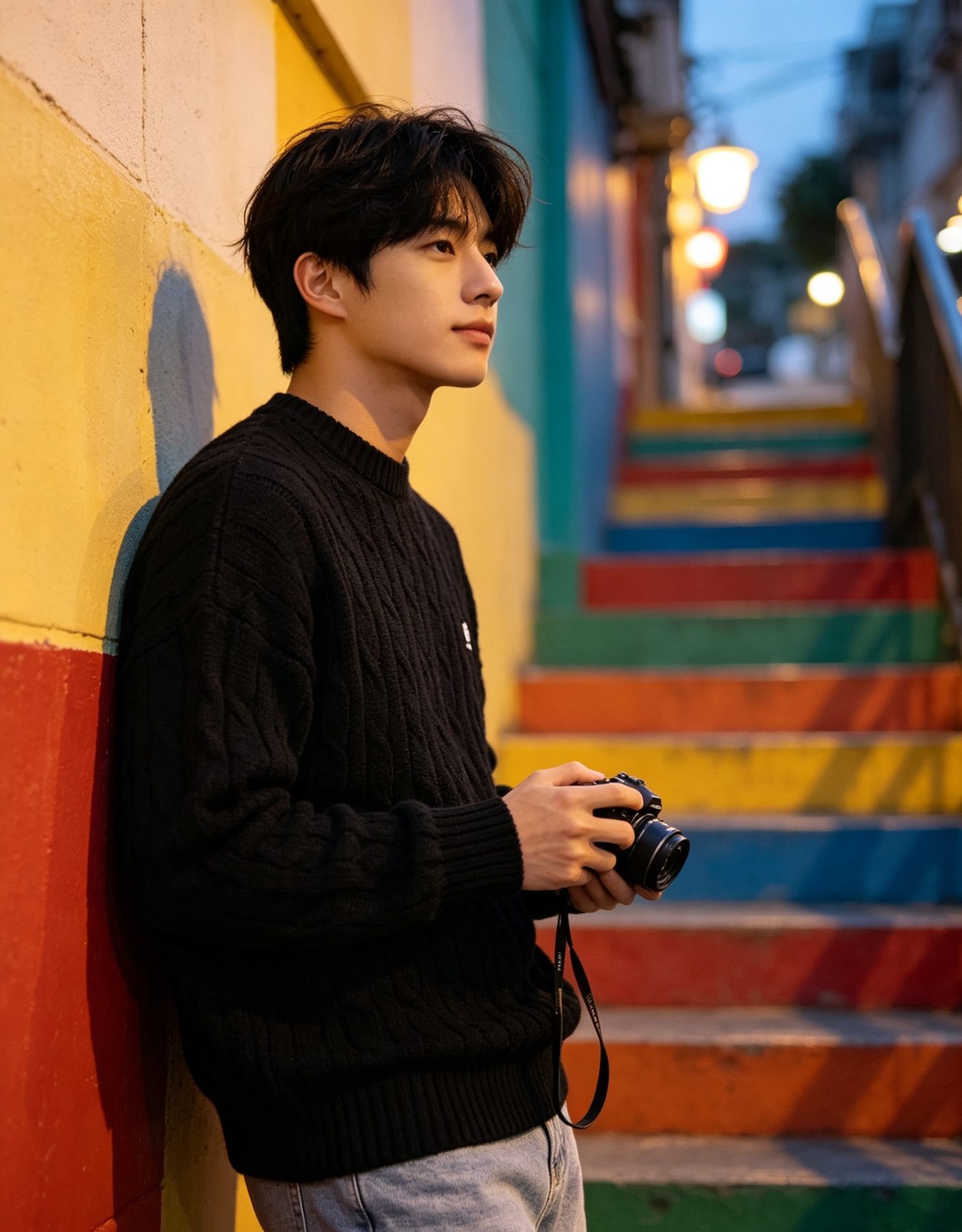 Prada Resort Logo Cable Knit Crewneck Sweater