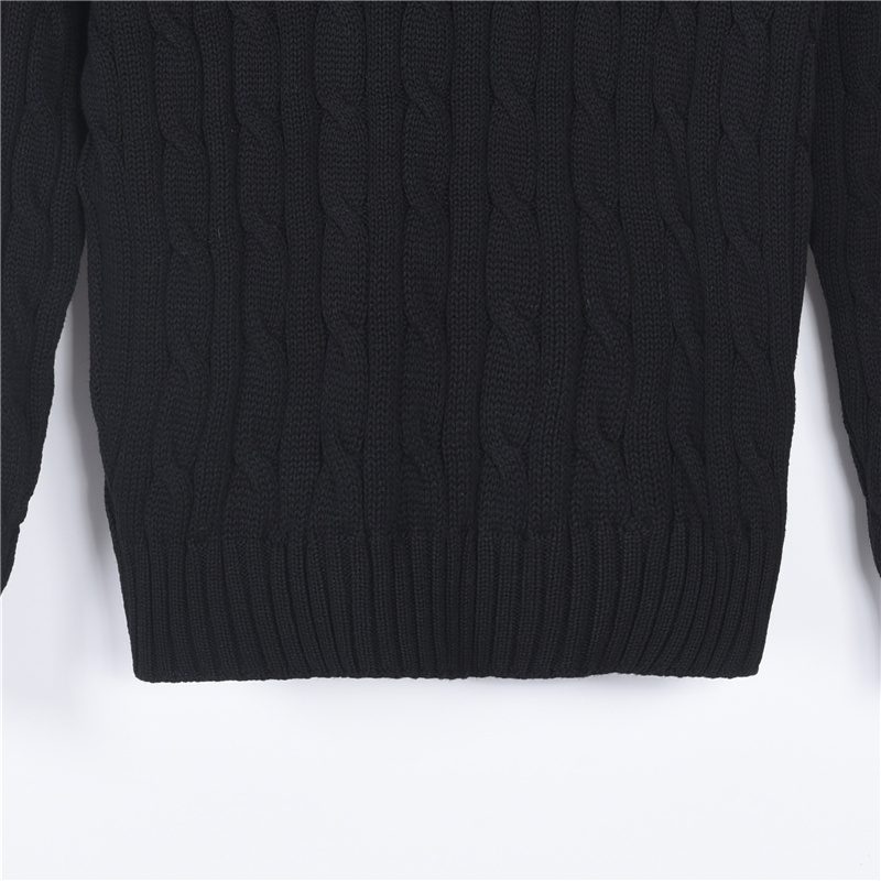 Prada Resort Logo Cable Knit Crewneck Sweater