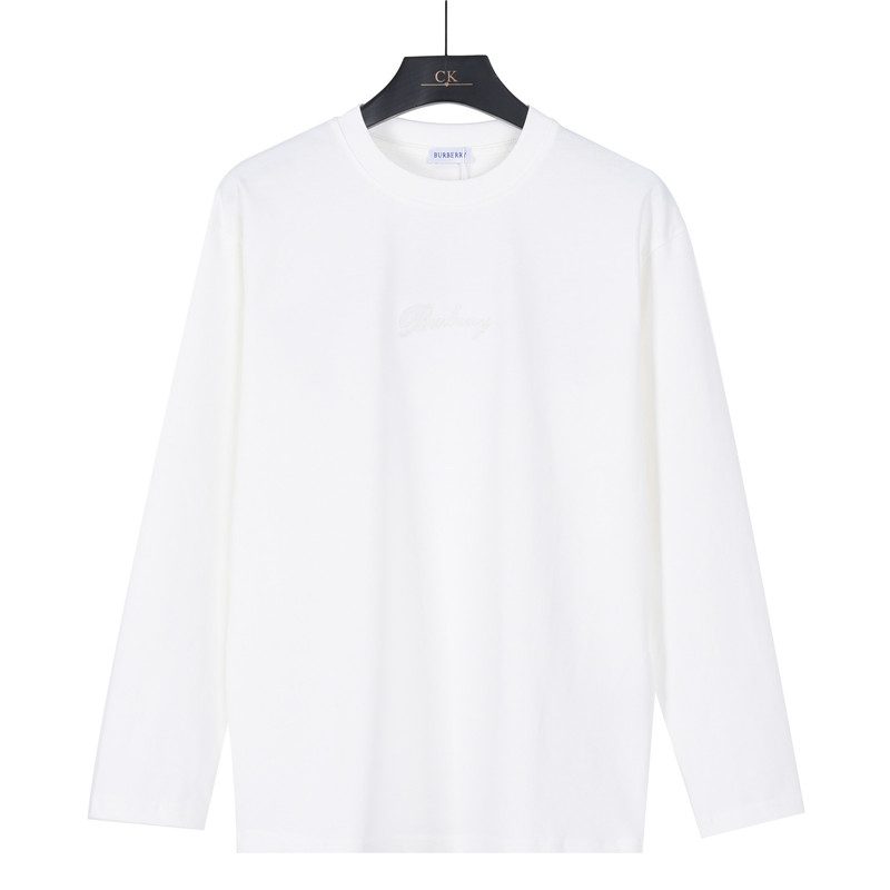 Burberry Embroidered Chest Check Patch Long Sleeve Top