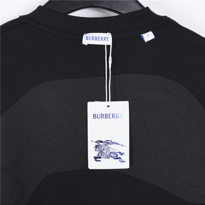 Burberry Embroidered Chest Check Patch Long Sleeve Top