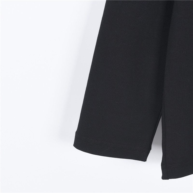 Burberry Embroidered Chest Check Patch Long Sleeve Top