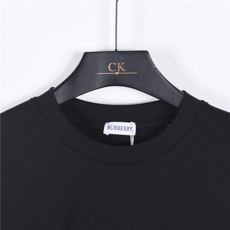 Burberry Embroidered Chest Check Patch Long Sleeve Top