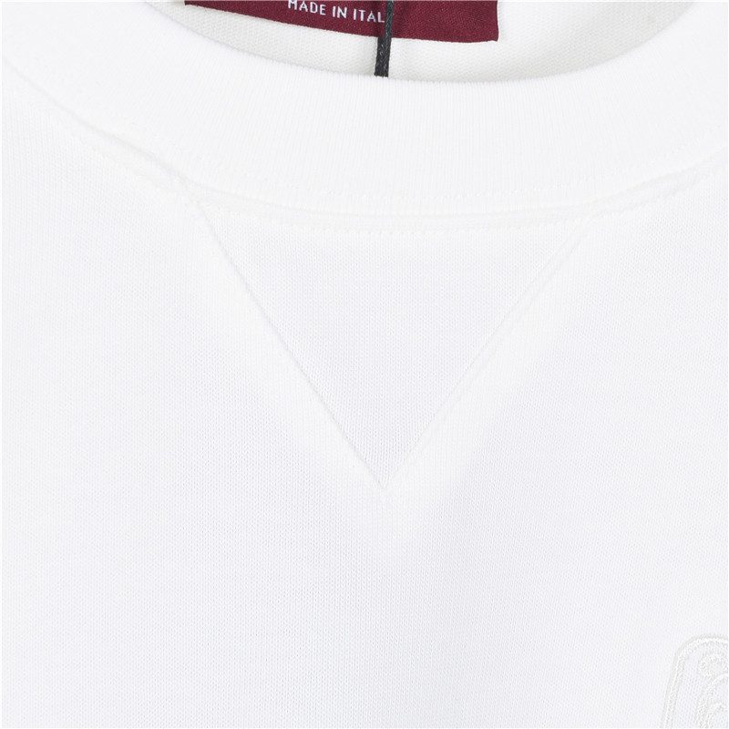 Gucci 26SS Embroidered Logo Plaque Long Sleeve Top