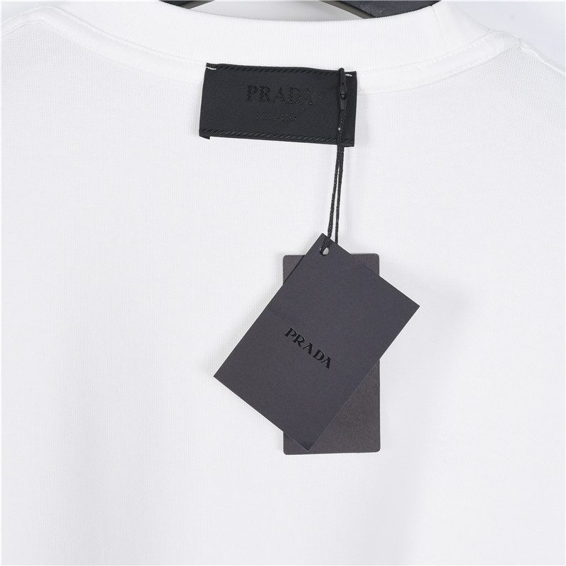 Prada Triangle Logo Long Sleeve Top