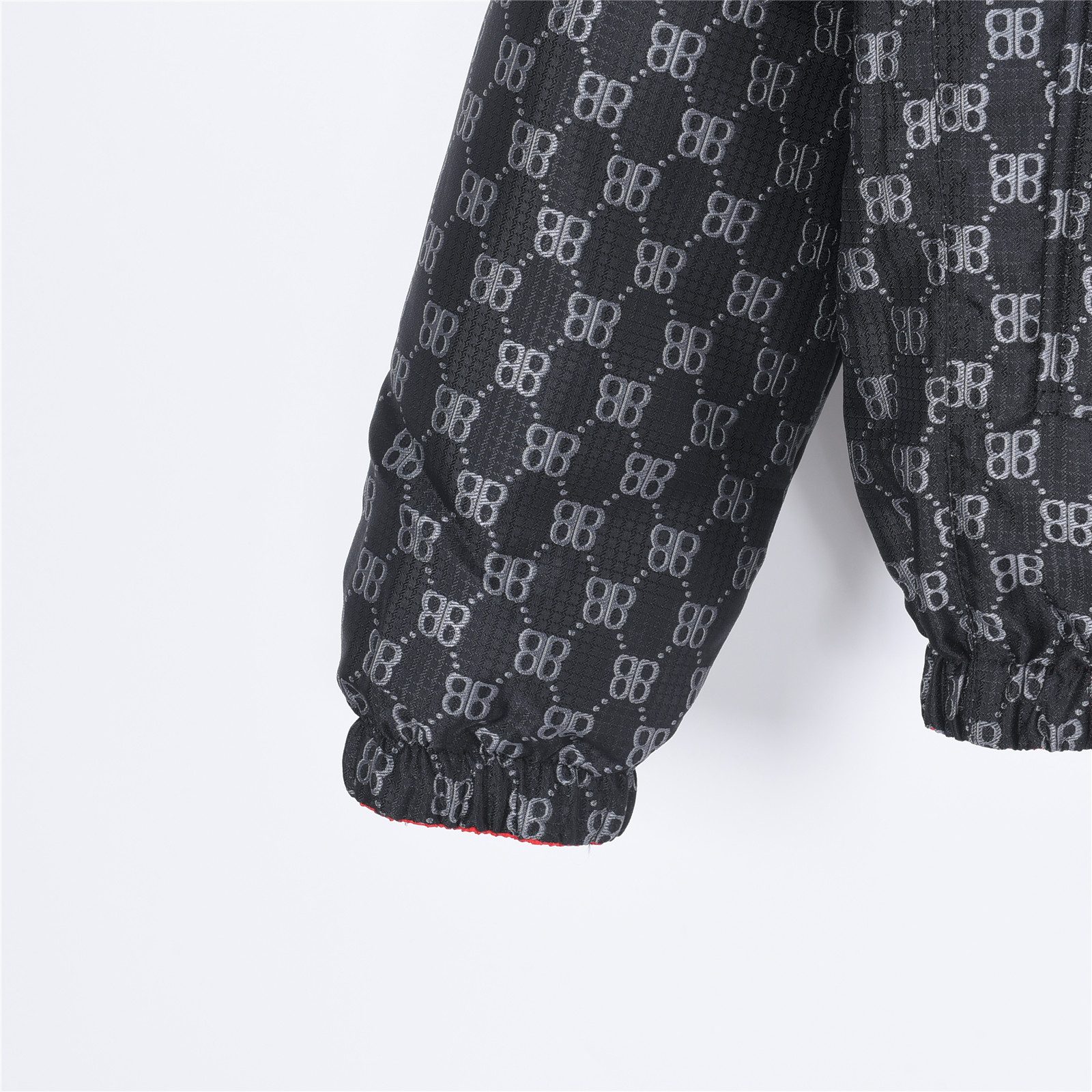 Balenciaga Double B Monogram 3M Embroidered Reversible Hooded Jacket
