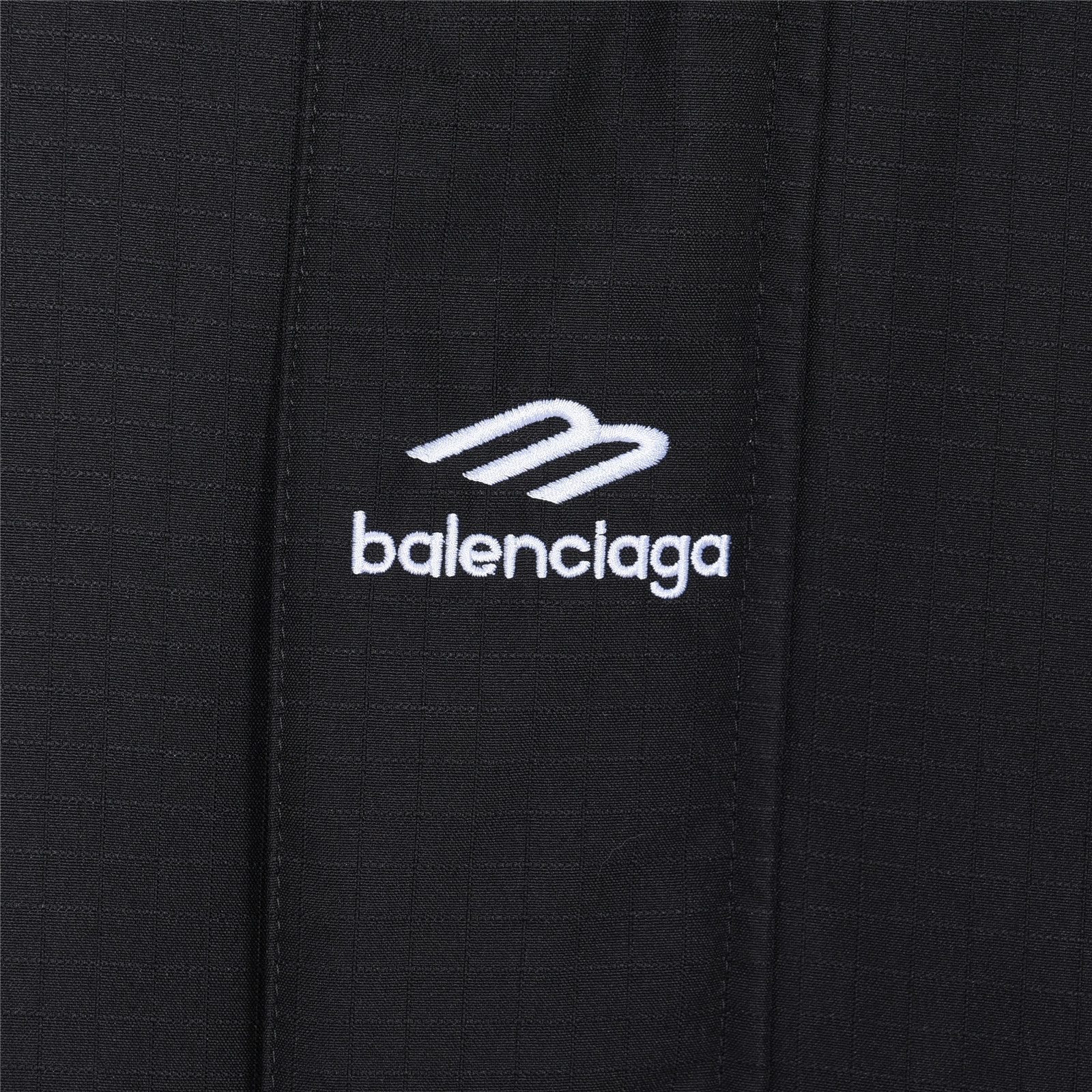 Balenciaga Double B Monogram 3M Embroidered Reversible Hooded Jacket