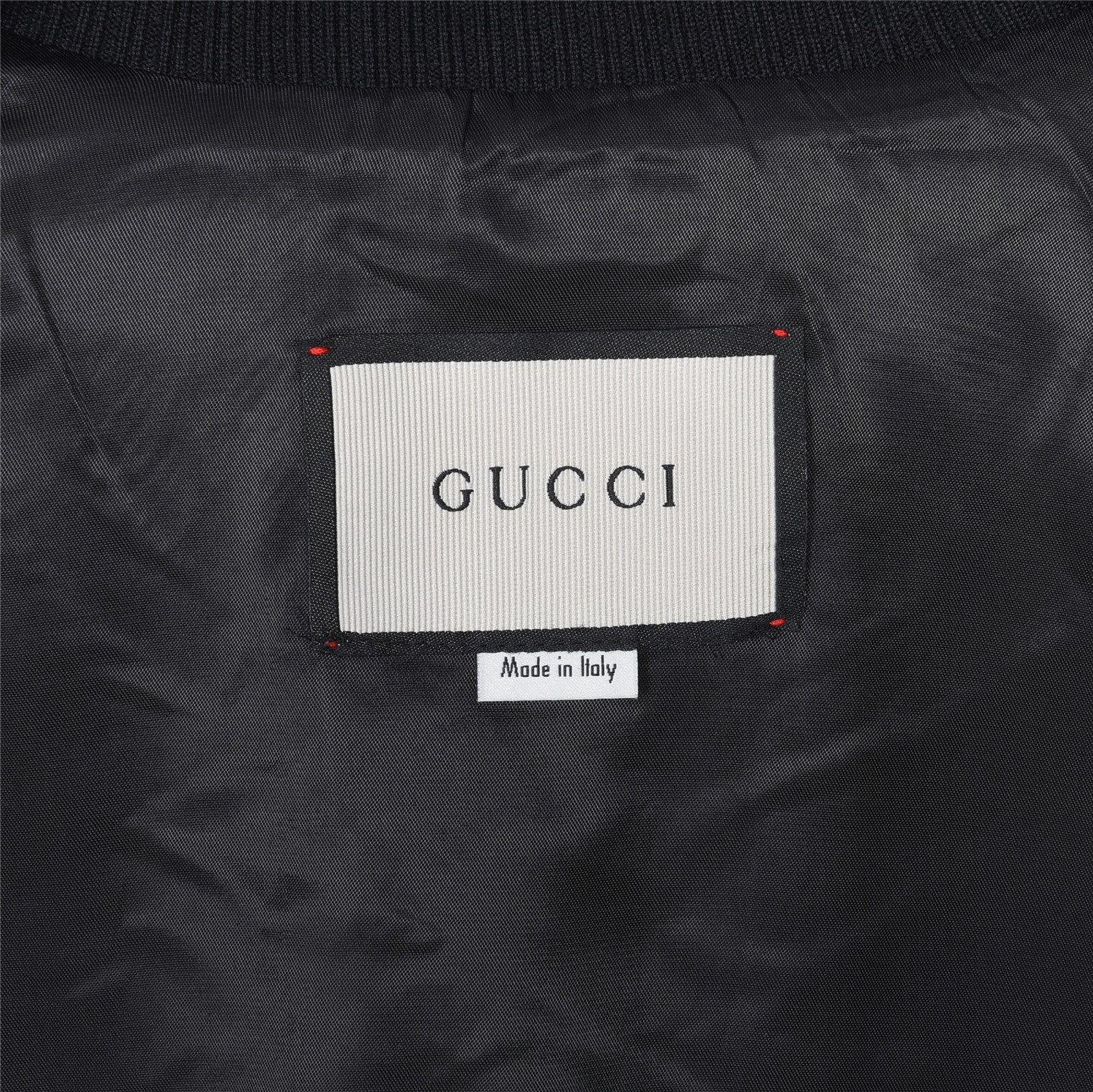 Gucci GG Monogram Jacquard Knit Baseball Collar Jacket