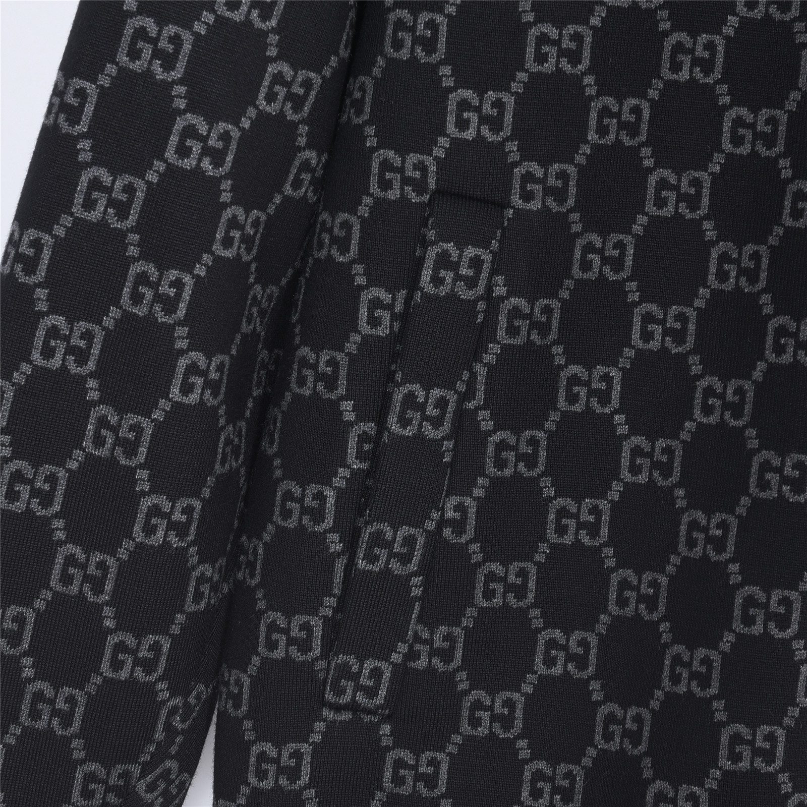 Gucci GG Monogram Jacquard Knit Baseball Collar Jacket