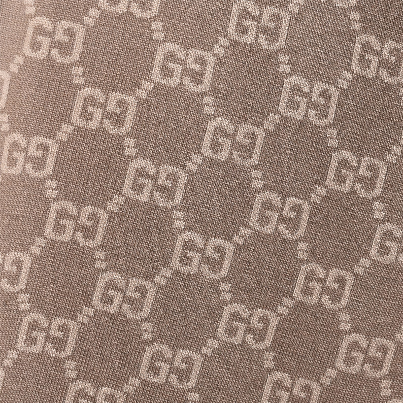 Gucci GG Monogram Jacquard Knit Baseball Collar Jacket