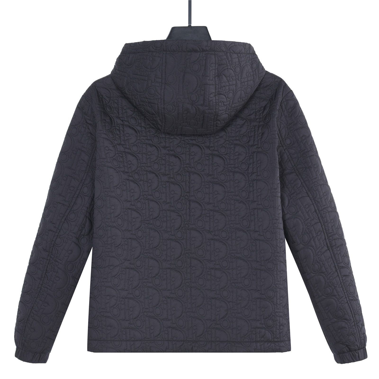Dior Embossed Quilted CD Hooded Zip Jacket