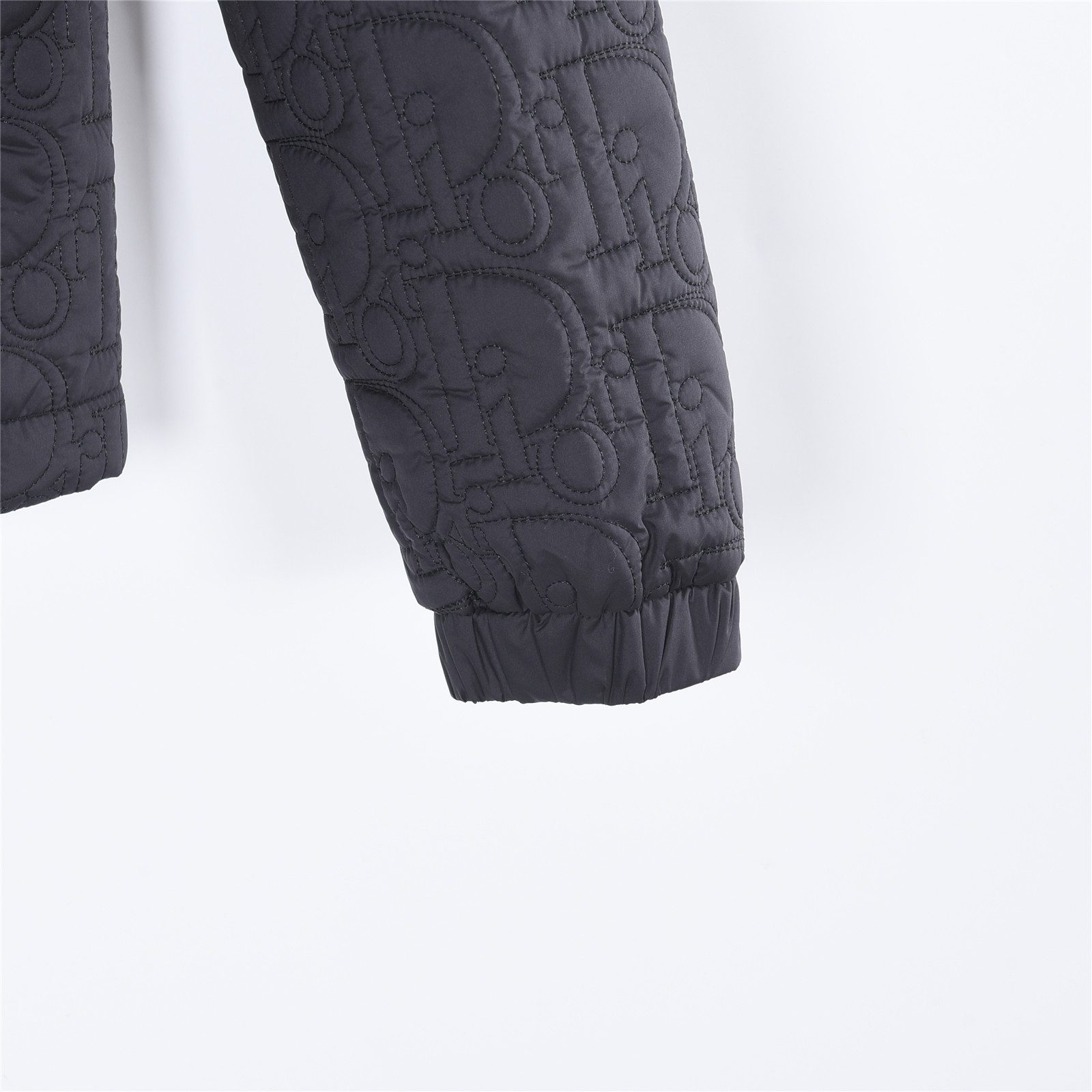 Dior Embossed Quilted CD Hooded Zip Jacket