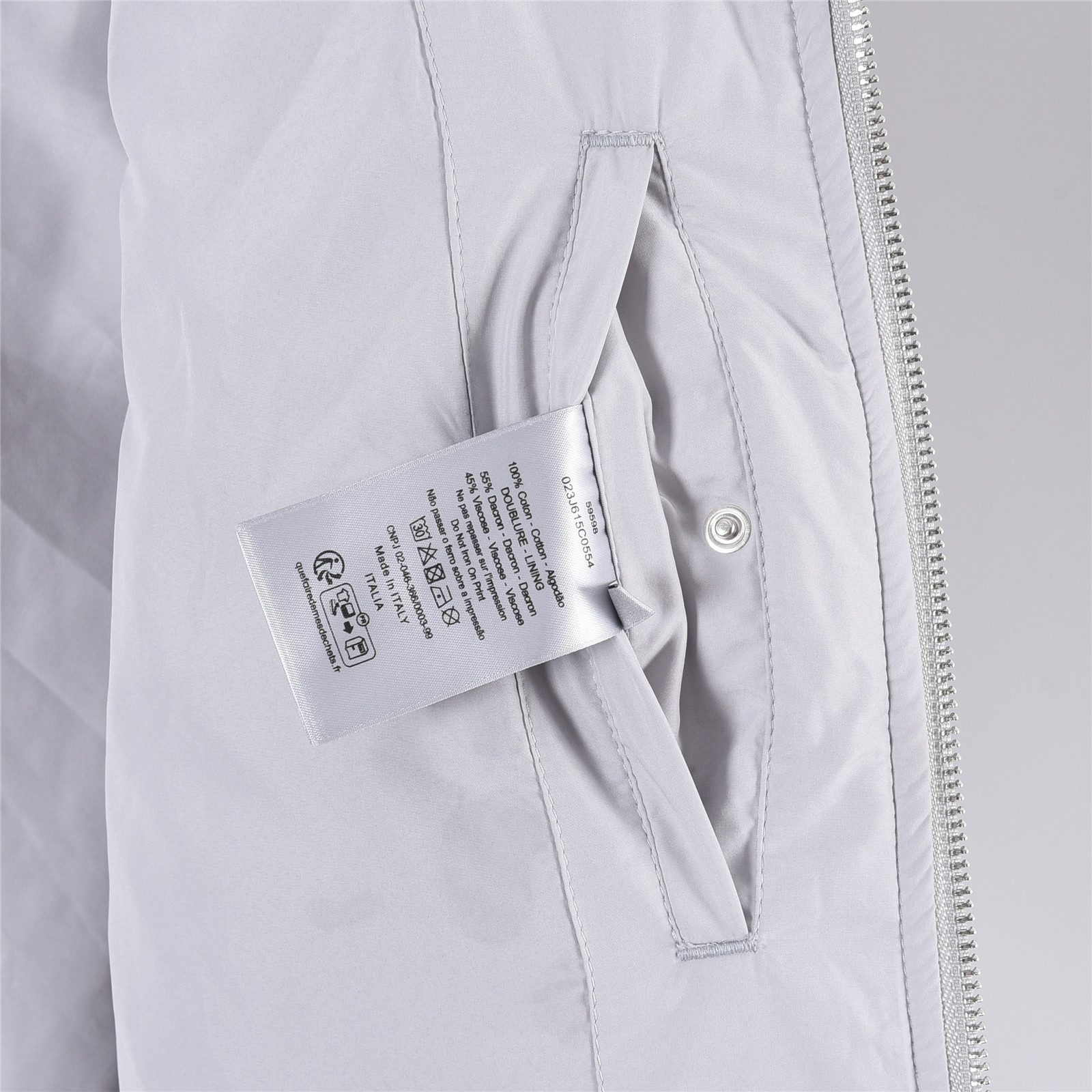 Dior Embossed Quilted CD Hooded Zip Jacket
