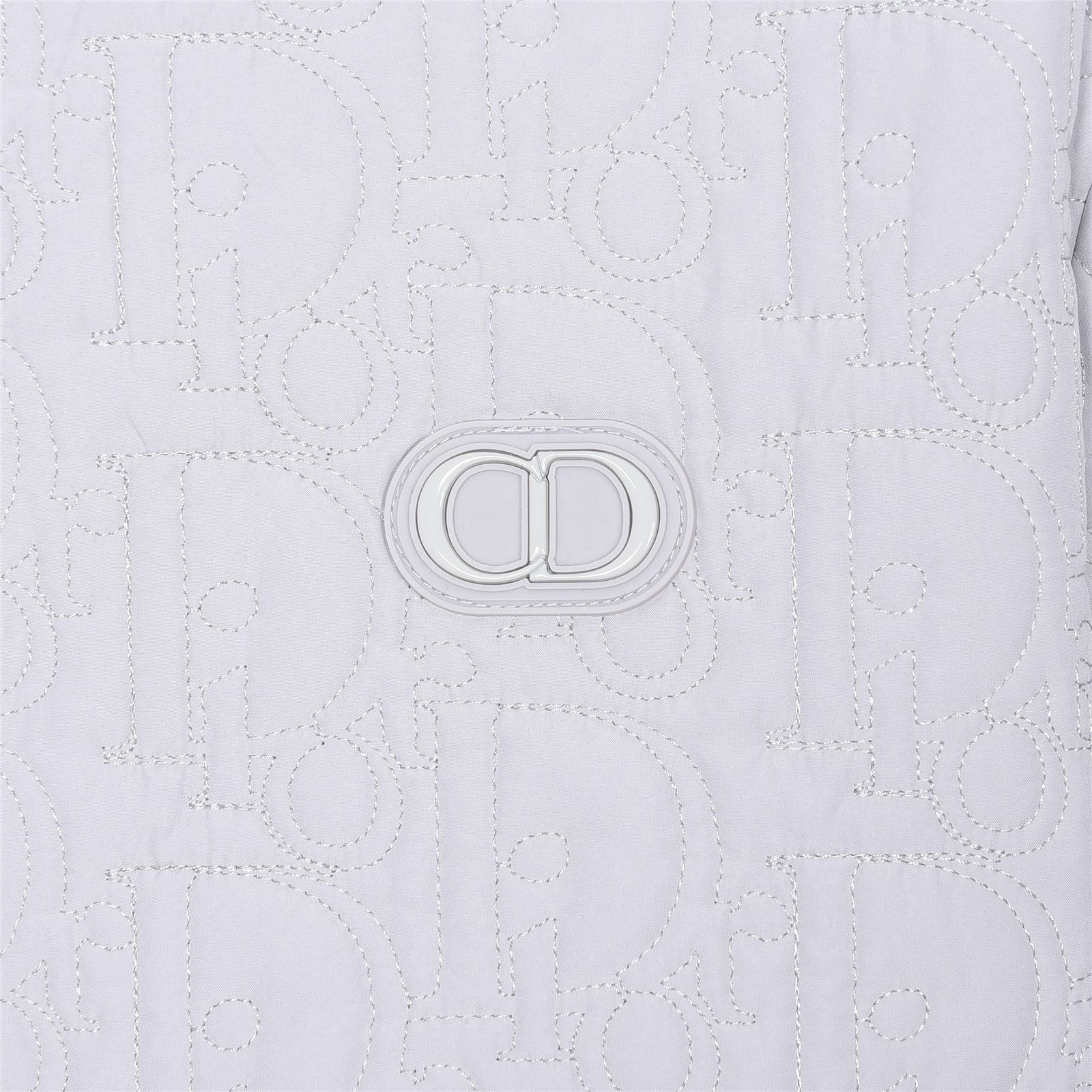 Dior Embossed Quilted CD Hooded Zip Jacket