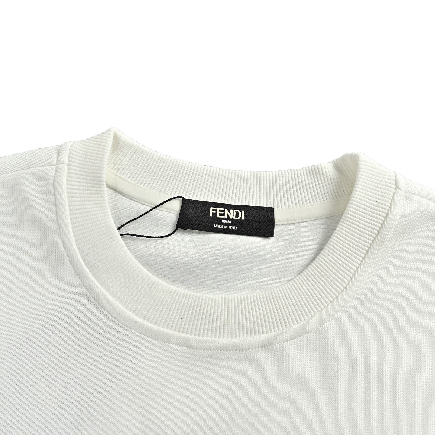 Fendi Colorful FF Faux Pocket Print Crewneck Sweatshirt