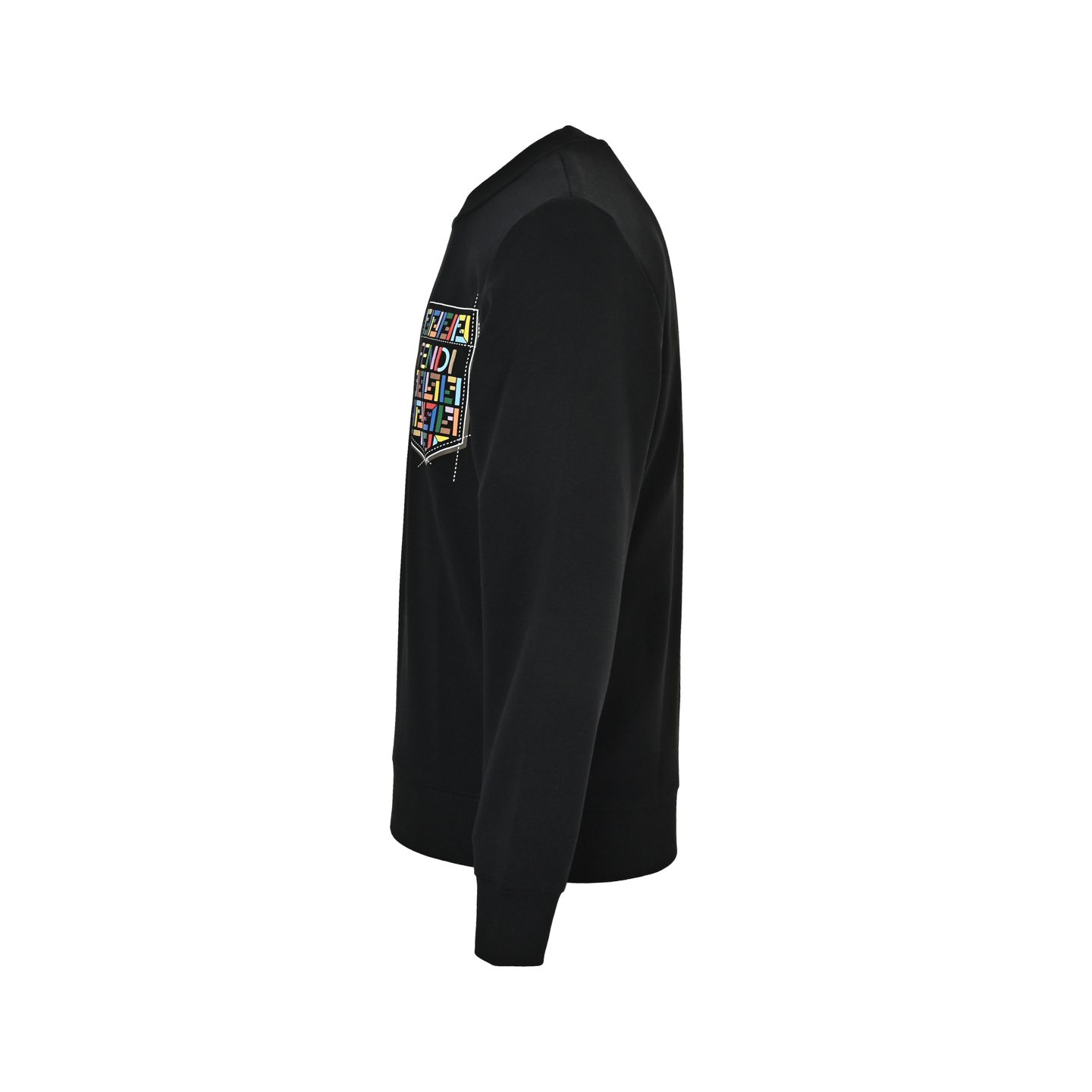 Fendi Colorful FF Faux Pocket Print Crewneck Sweatshirt