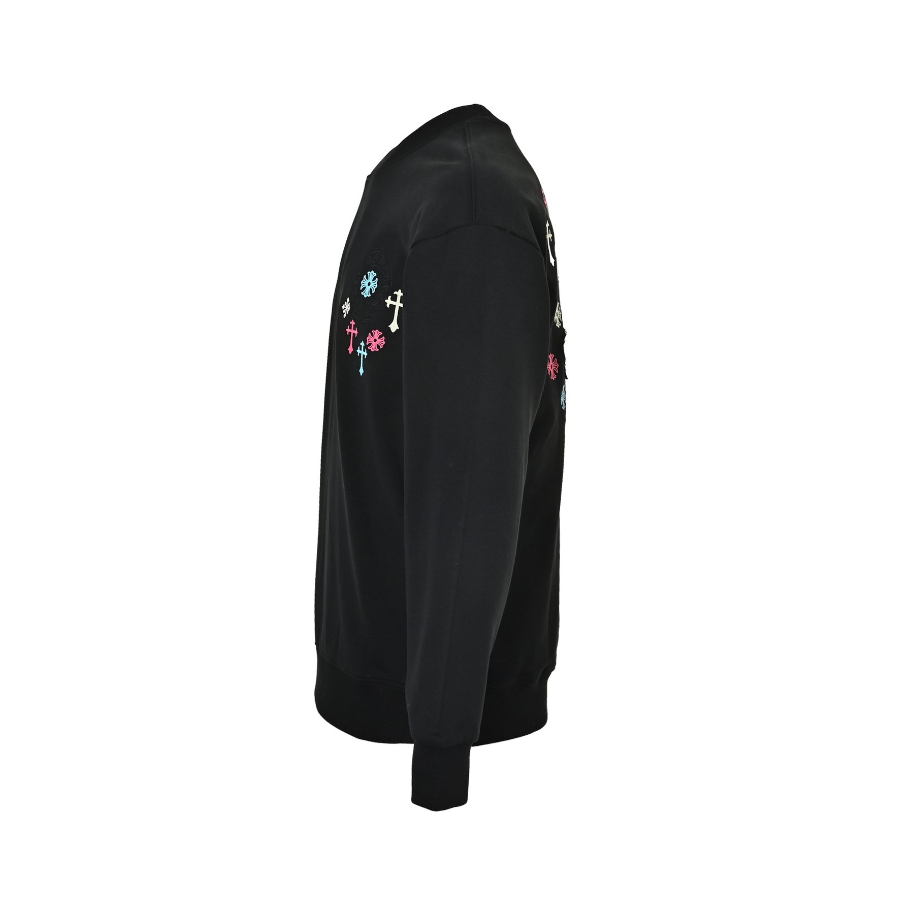 Chrome Hearts Colorful Logo Embroidered Crewneck Sweatshirt