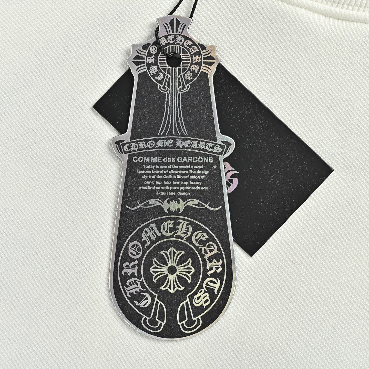 Chrome Hearts Horseshoe Scroll Embroidered Crewneck Sweatshirt