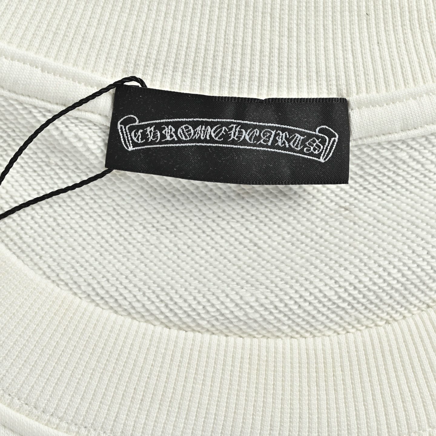 Chrome Hearts Horseshoe Scroll Embroidered Crewneck Sweatshirt