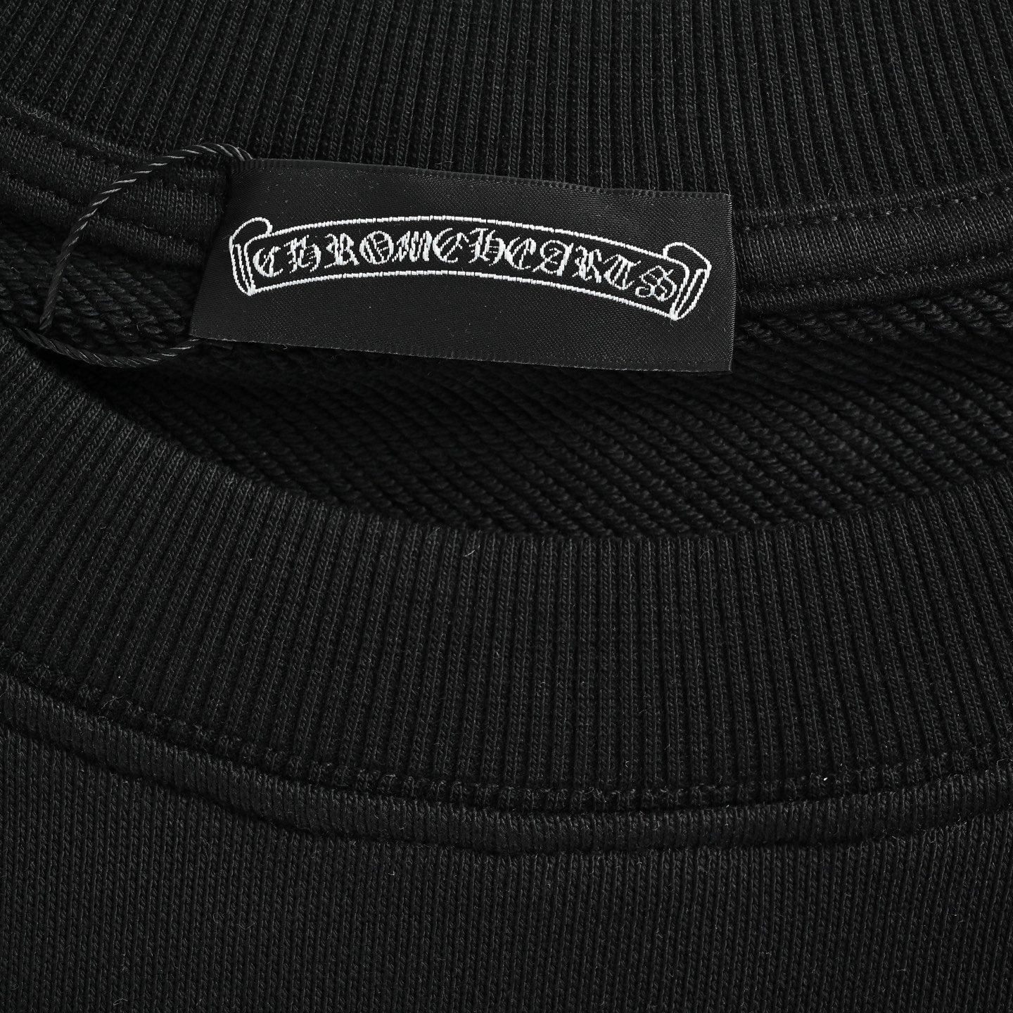 Chrome Hearts Horseshoe Scroll Embroidered Crewneck Sweatshirt