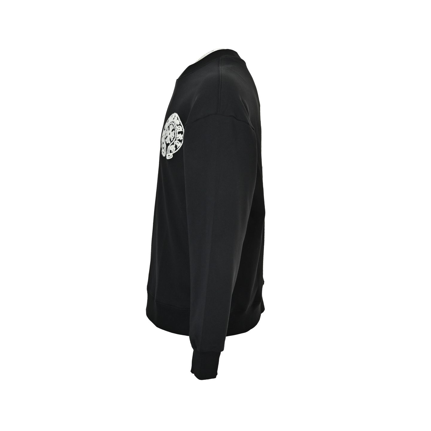 Chrome Hearts Horseshoe Scroll Embroidered Crewneck Sweatshirt