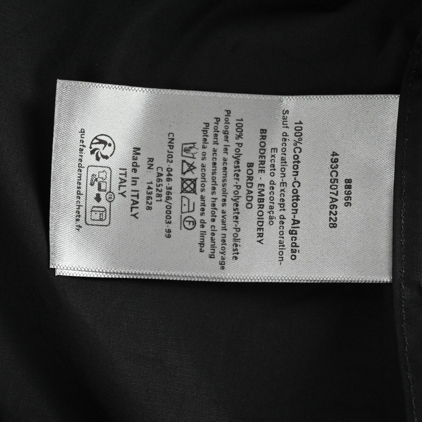 Dior 25FW Four Pocket Tie Back Jacket