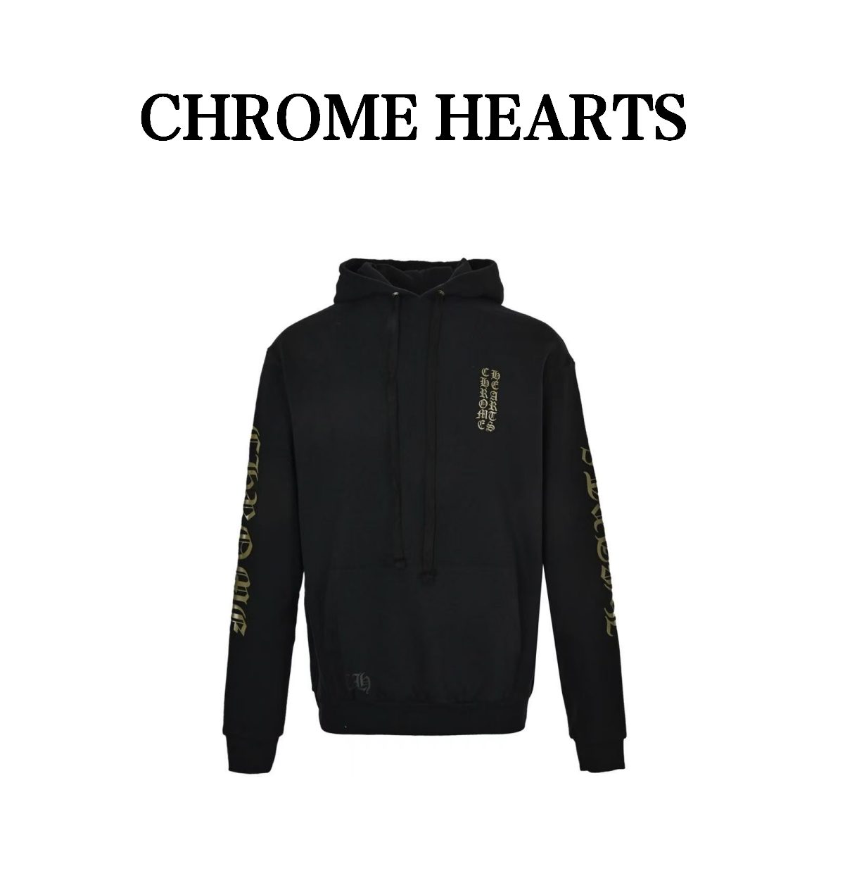 Chrome Hearts Gold Label Sanskrit Print Hoodie