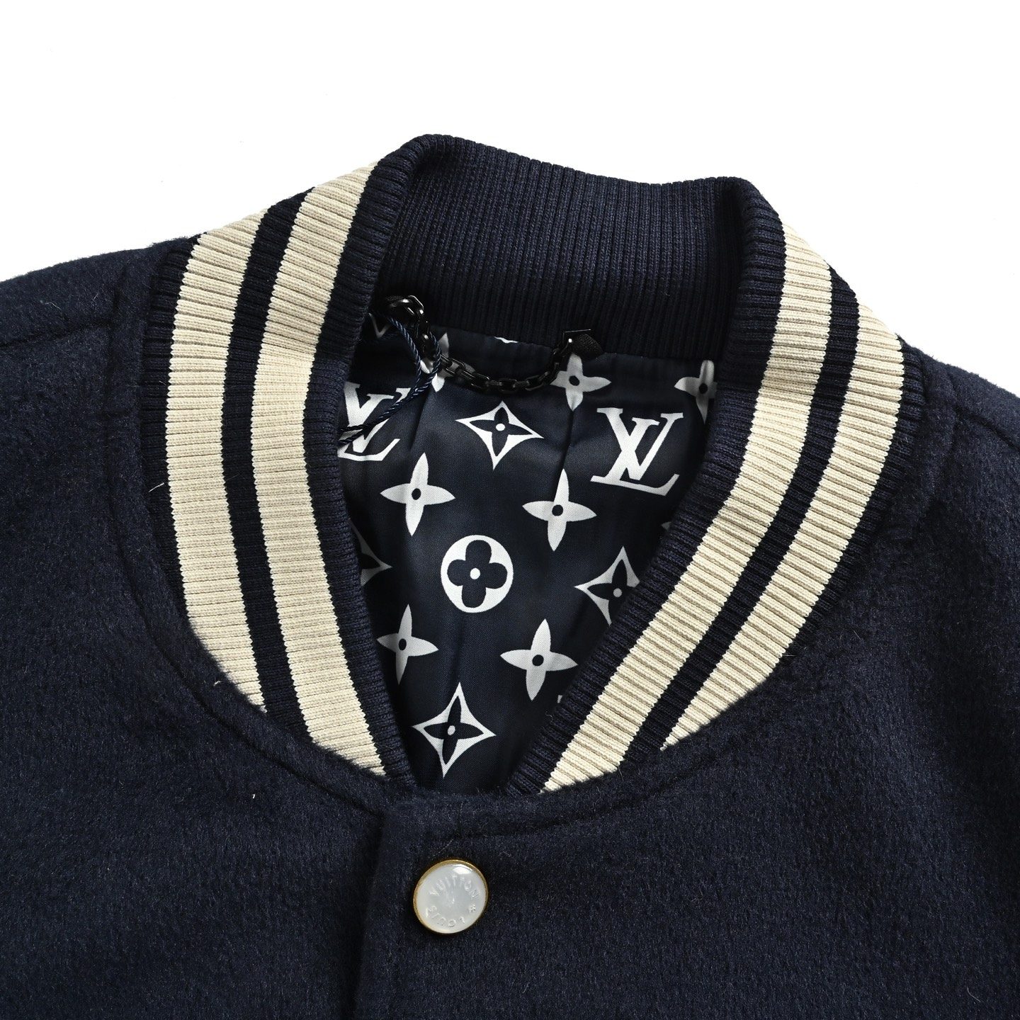 Louis Vuitton Monogram Lined Letterman Jacket