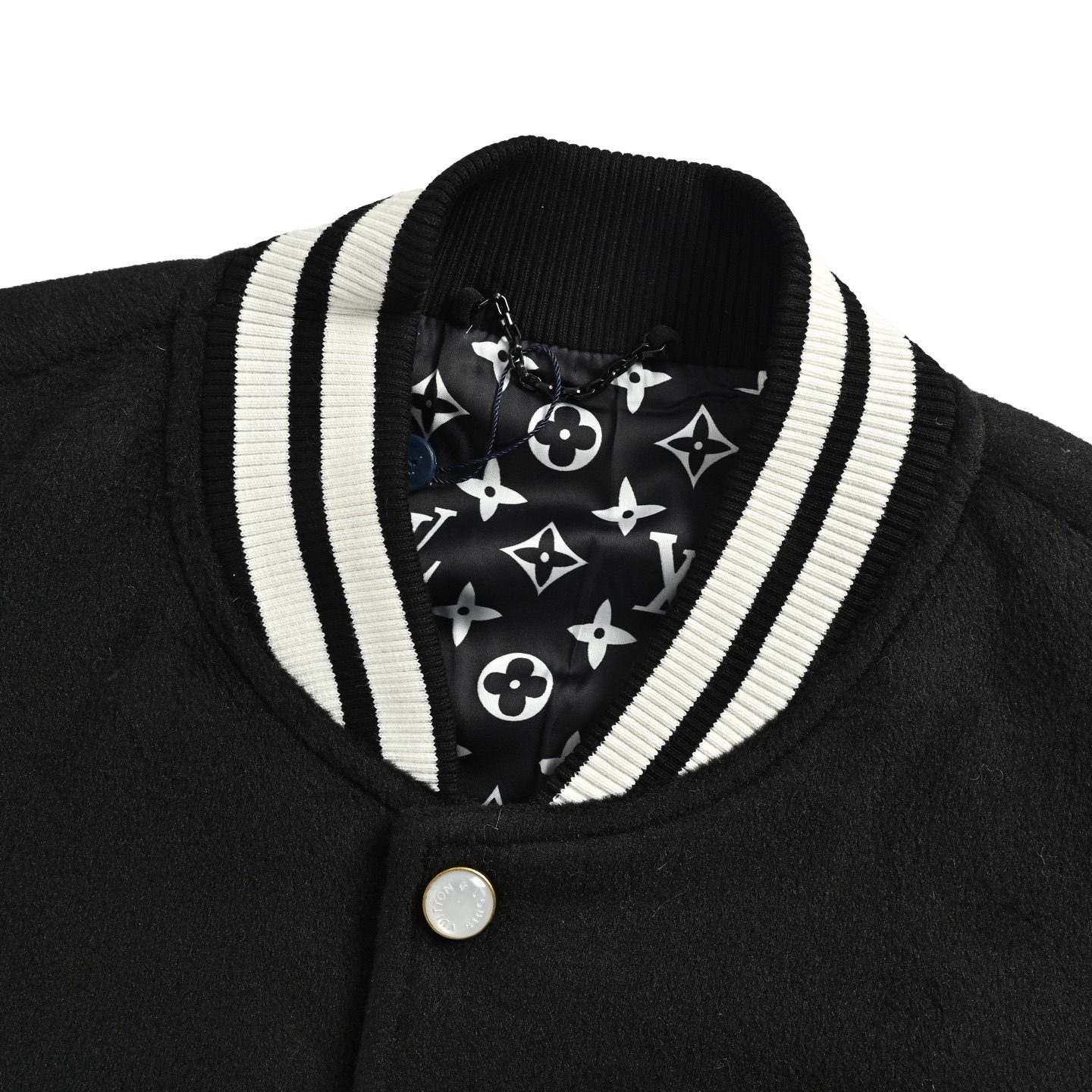 Louis Vuitton Monogram Lined Letterman Jacket