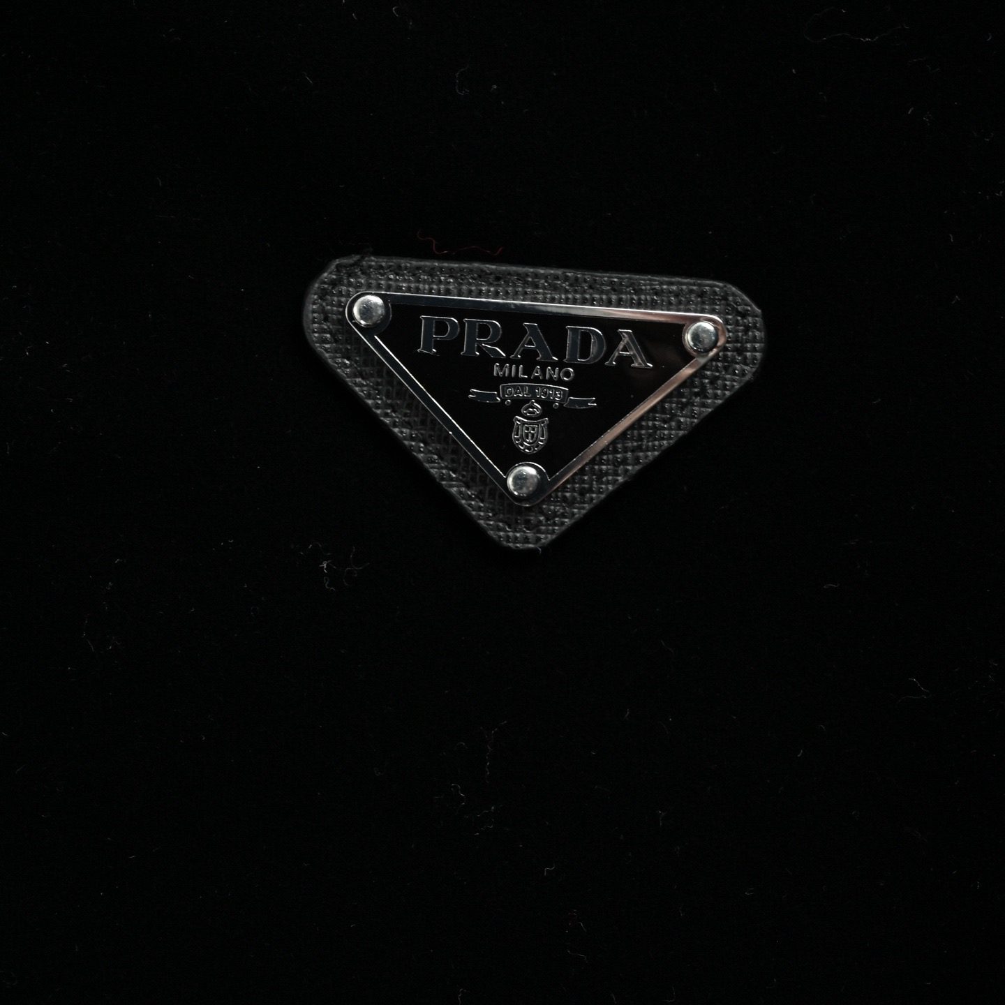 Prada 25FW Triangle Logo Velvet Jacket