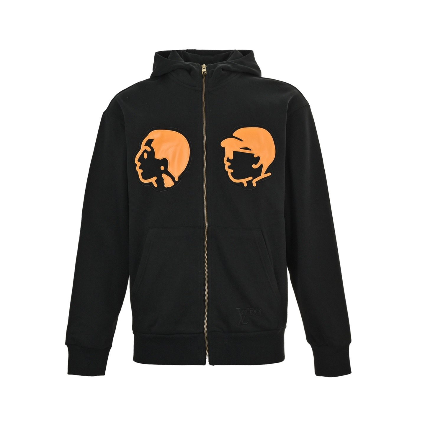 Louis Vuitton 25FW Nigo Collaboration Leather Appliqué Zip Jacket