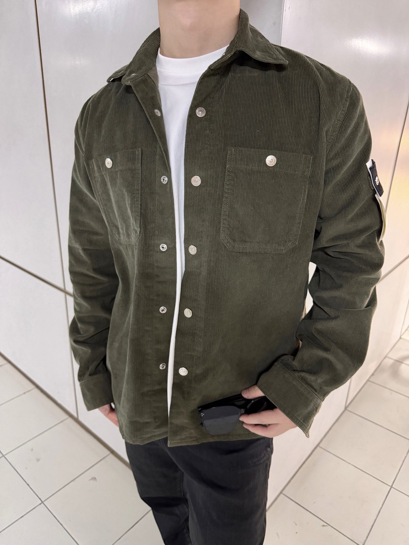 Stone Island Washed Utility Shirt Jacket