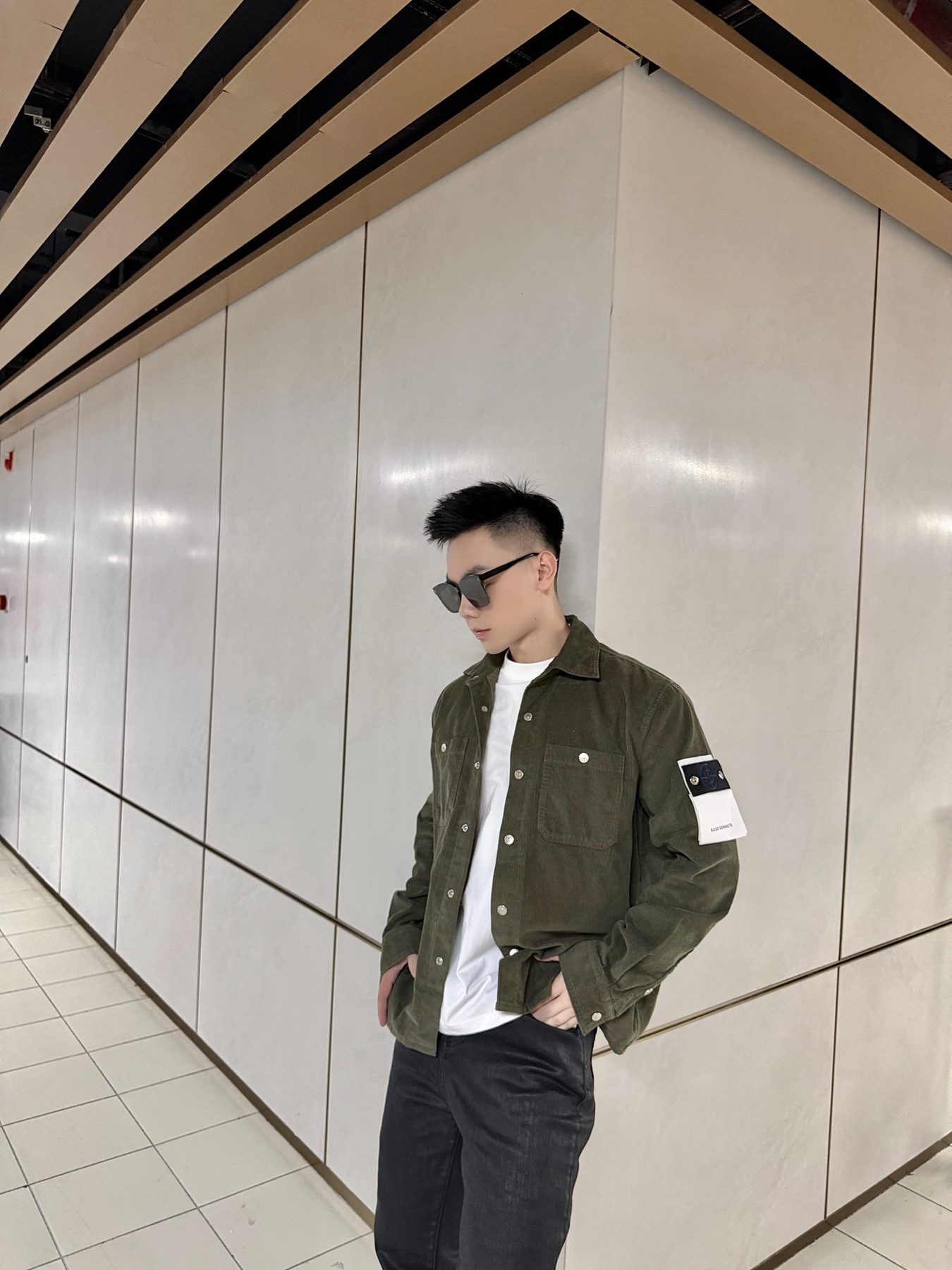 Stone Island Washed Utility Shirt Jacket