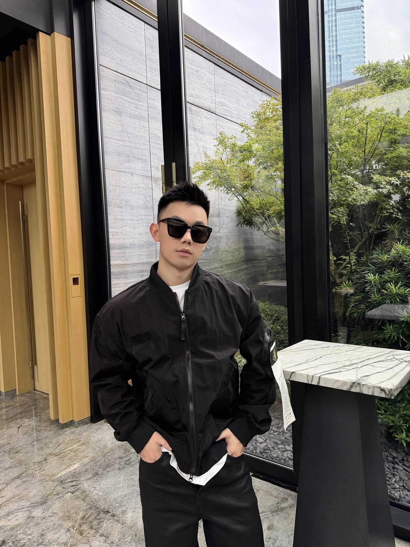 Stone Island Multi Pocket Bomber Jacket