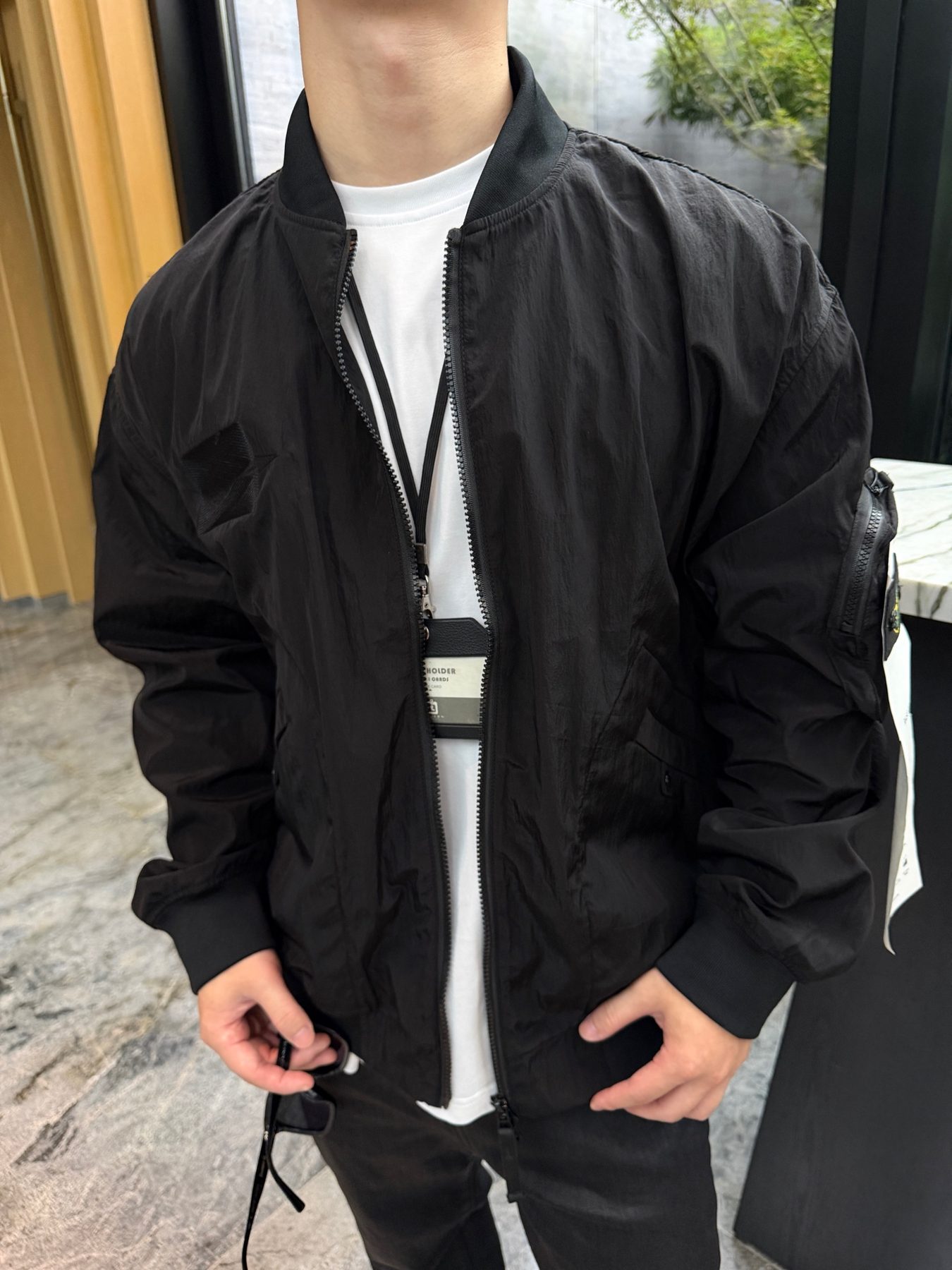 Stone Island Multi Pocket Bomber Jacket