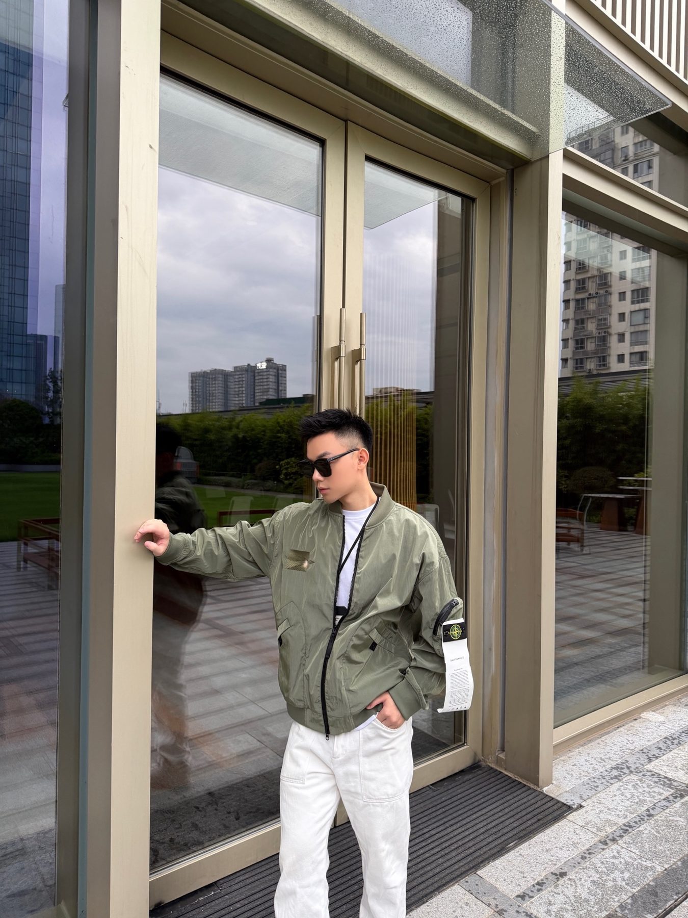 Stone Island Multi Pocket Bomber Jacket