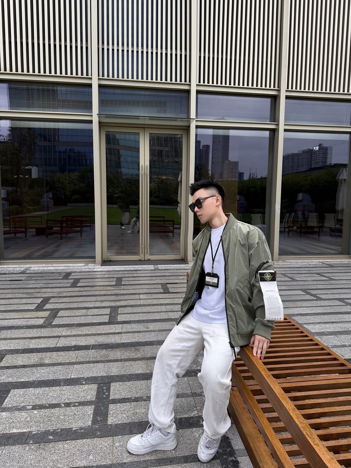 Stone Island Multi Pocket Bomber Jacket