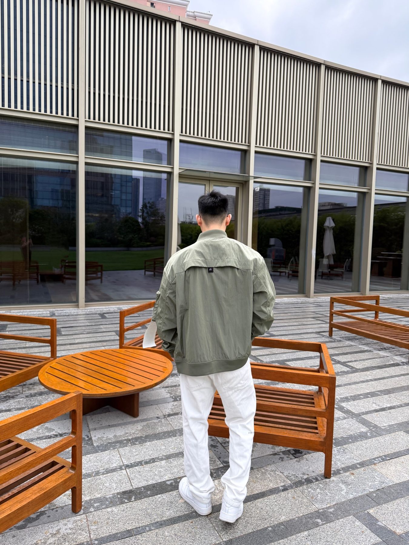 Stone Island Multi Pocket Bomber Jacket