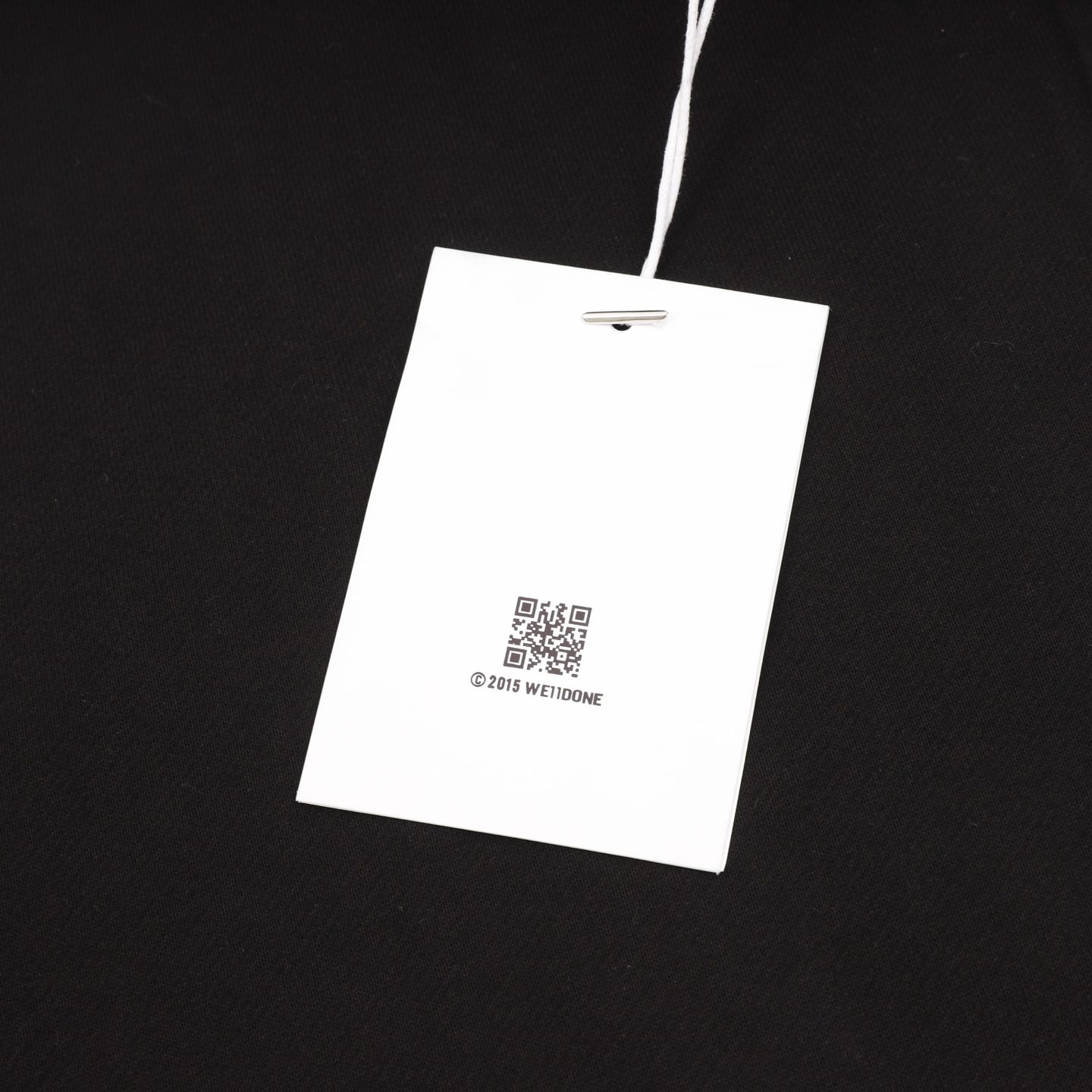 WE11DONE 26SS Distressed W Logo Print Hooded Sweatshirt Jacket