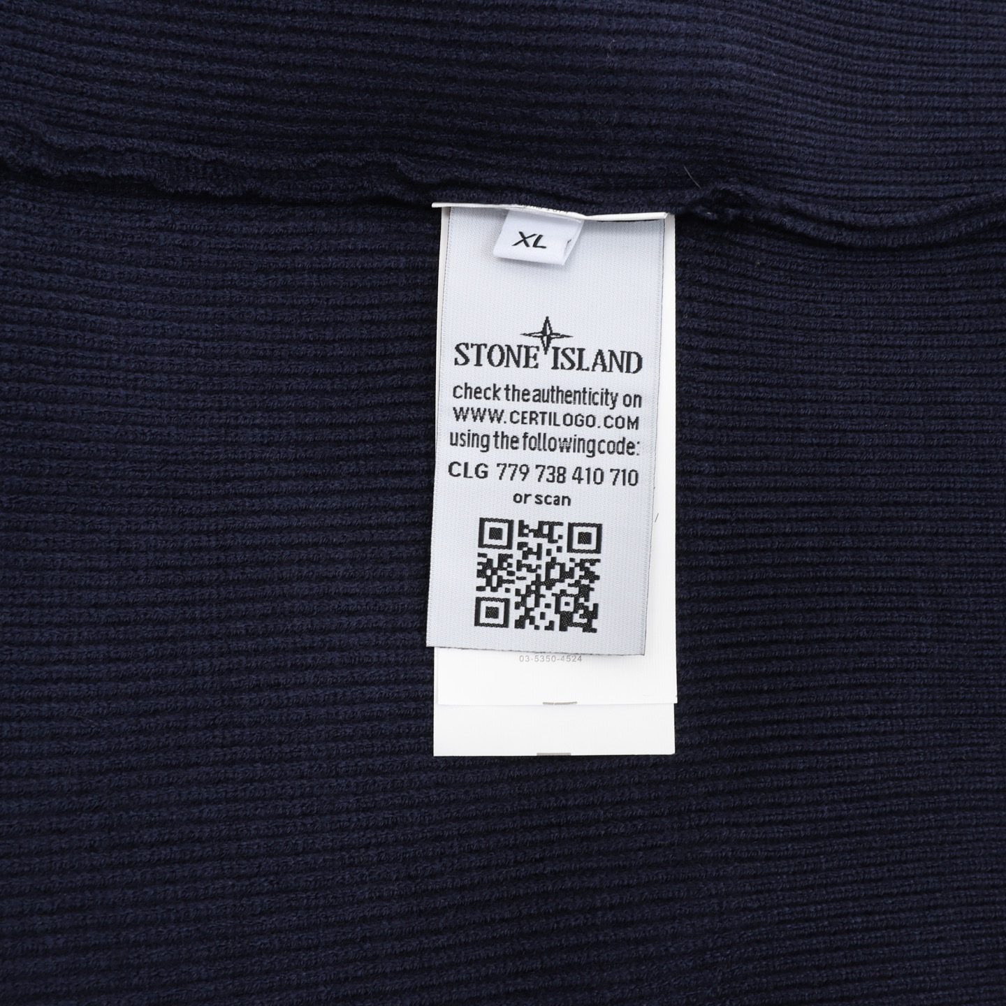 Stone Island 26FW Sleeve Badge Zip Knit Jacket