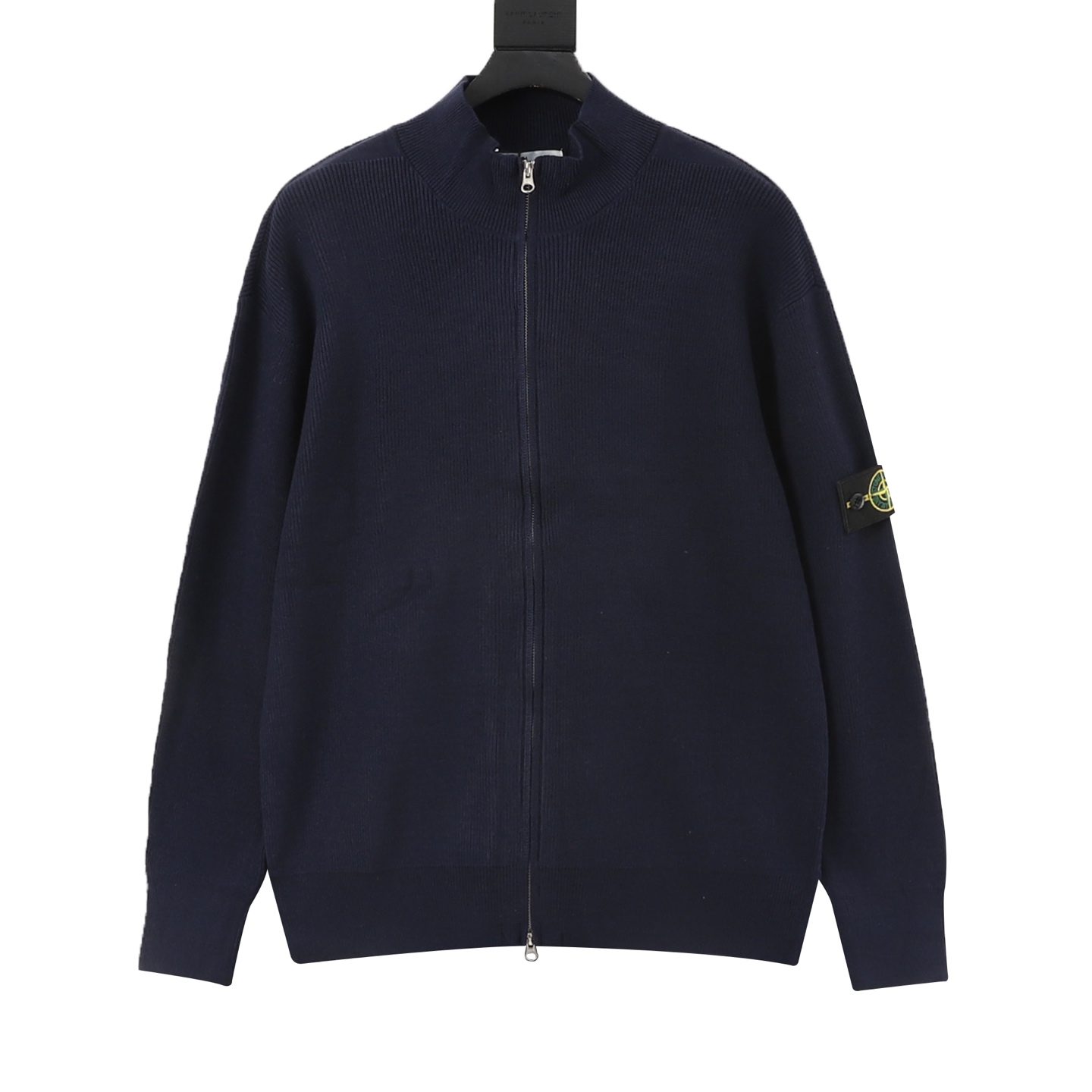 Stone Island 26FW Sleeve Badge Zip Knit Jacket
