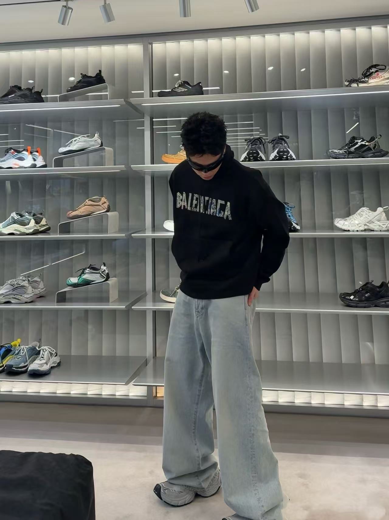 Balenciaga Graffiti Tape Hoodie