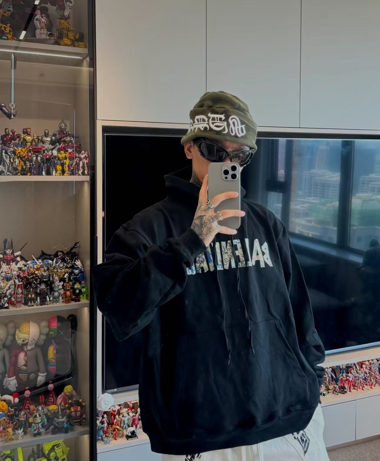 Balenciaga Graffiti Tape Hoodie