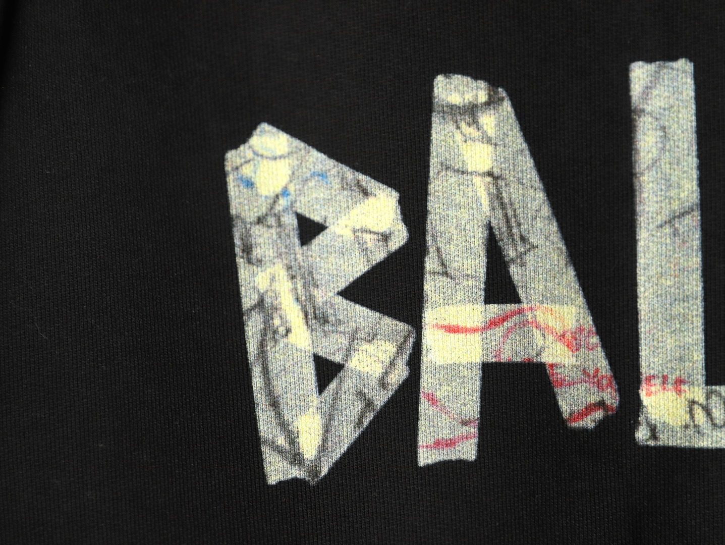 Balenciaga Graffiti Tape Hoodie