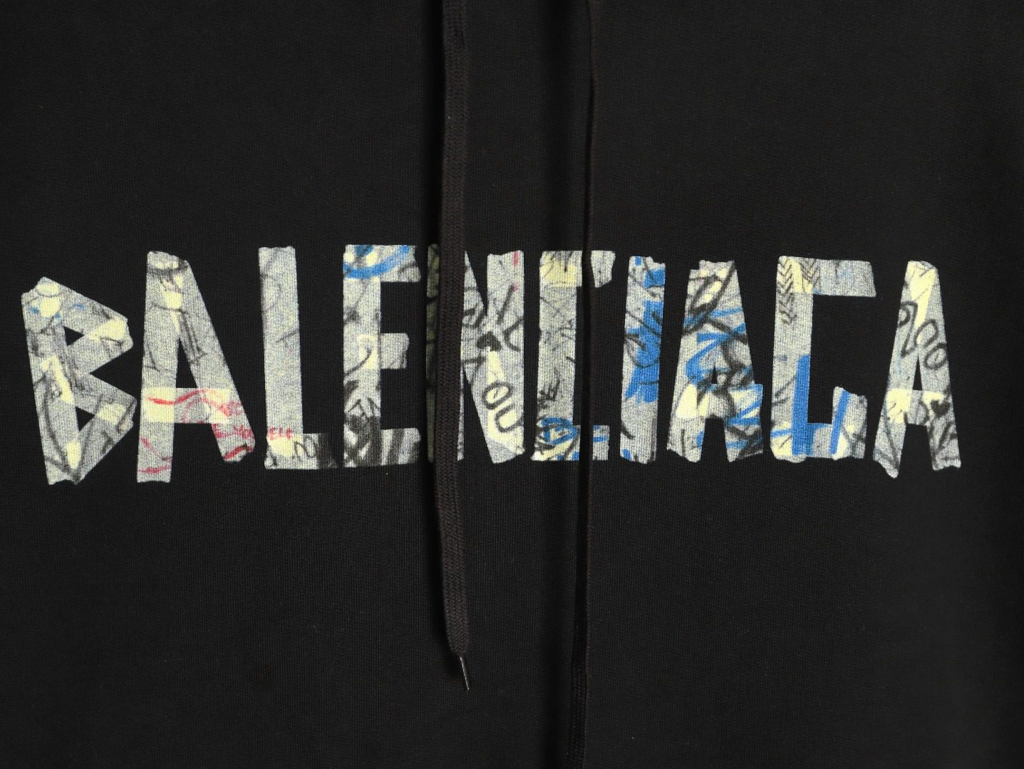 Balenciaga Graffiti Tape Hoodie
