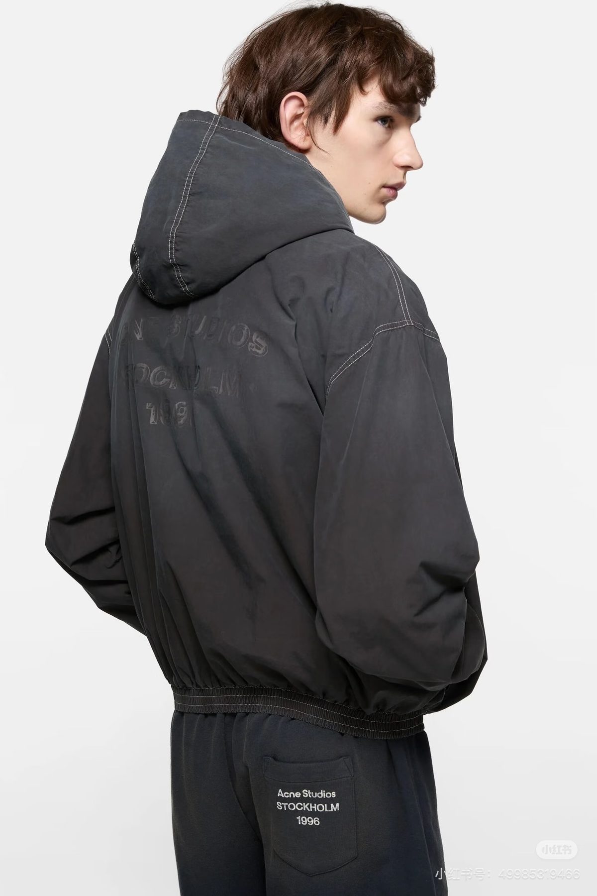 Acne Studios 26FW Contrast Seam Technical Hooded Jacket