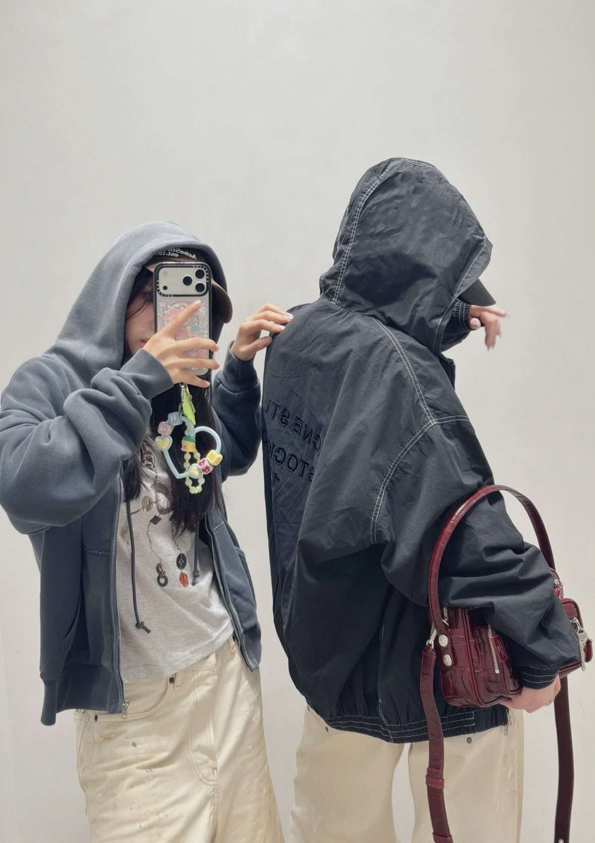 Acne Studios 26FW Contrast Seam Technical Hooded Jacket