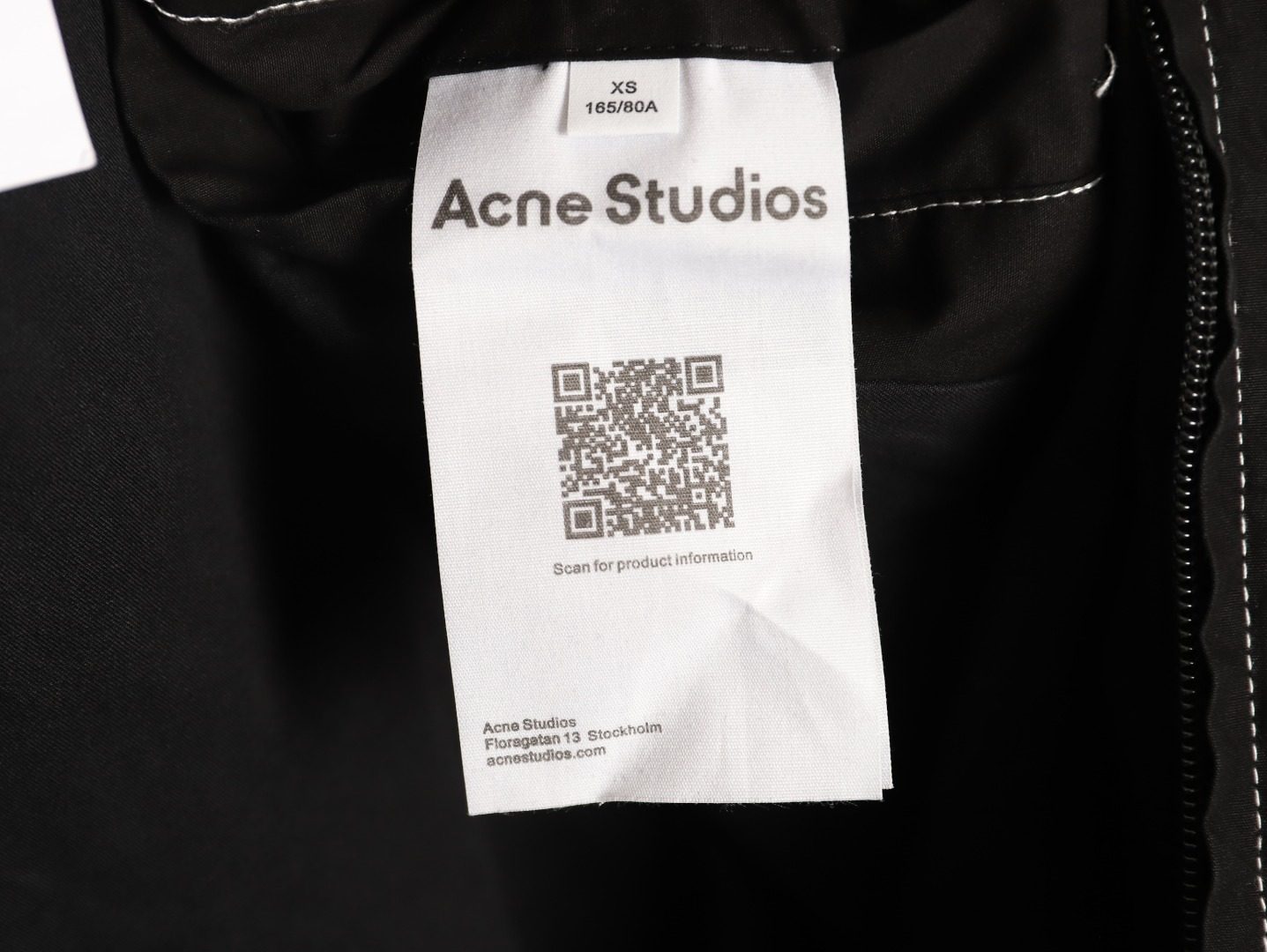 Acne Studios 26FW Contrast Seam Technical Hooded Jacket