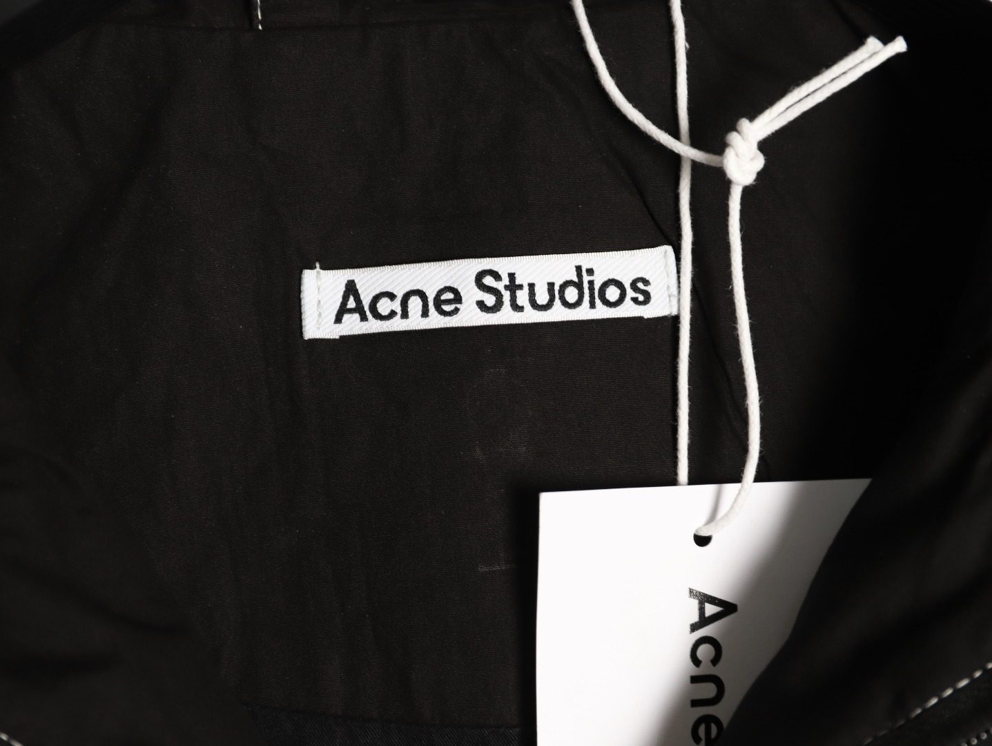 Acne Studios 26FW Contrast Seam Technical Hooded Jacket