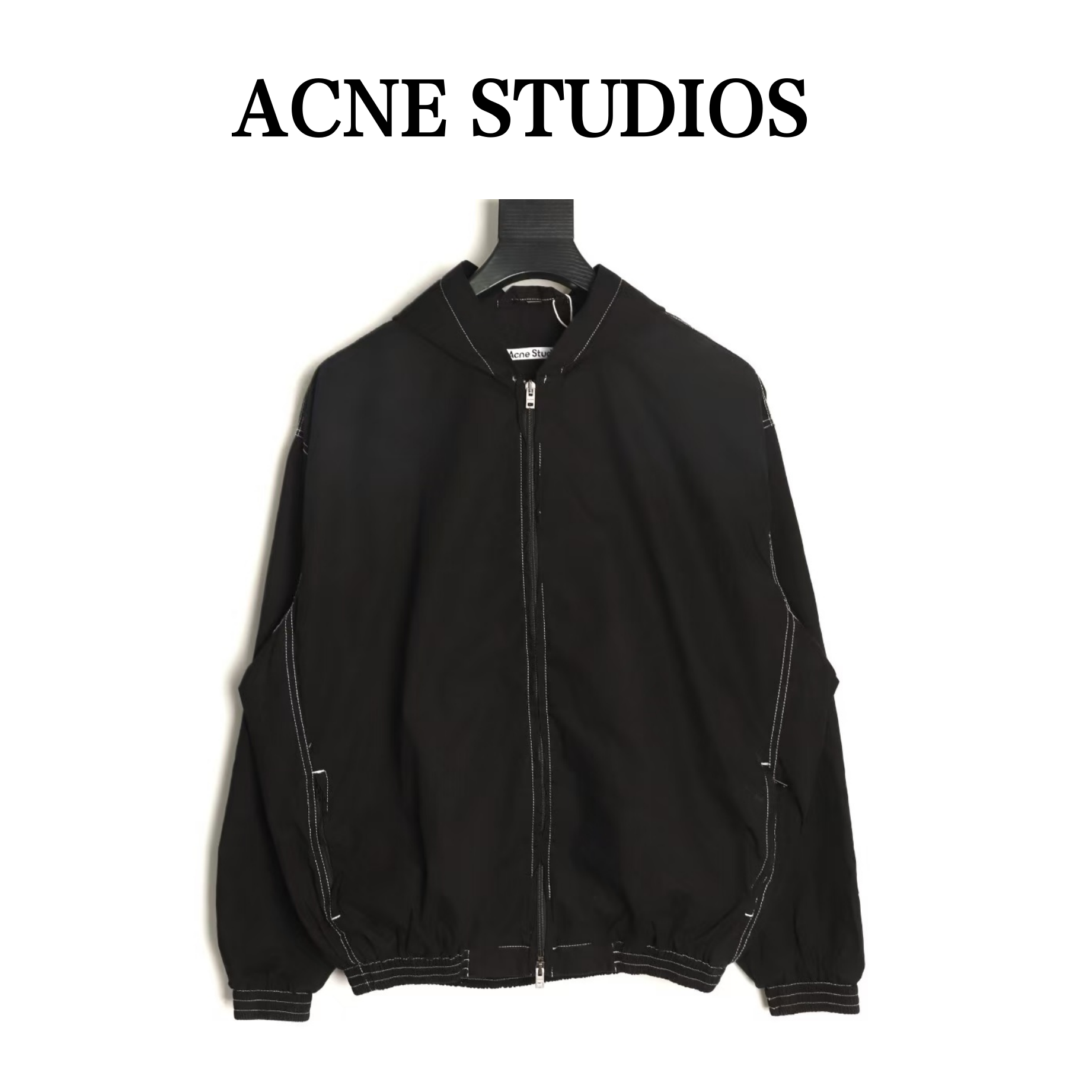 Acne Studios 26FW Contrast Seam Technical Hooded Jacket