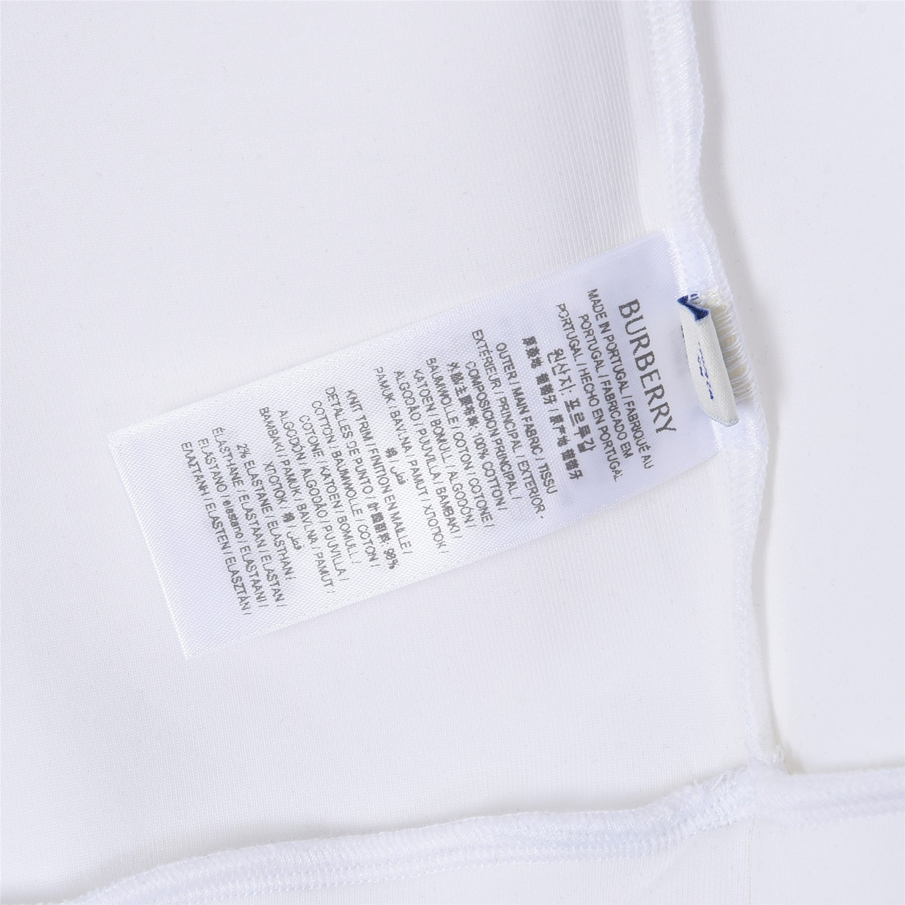 Burb*rry 26SS Check Letter Sleeve Crewneck Sweatshirt